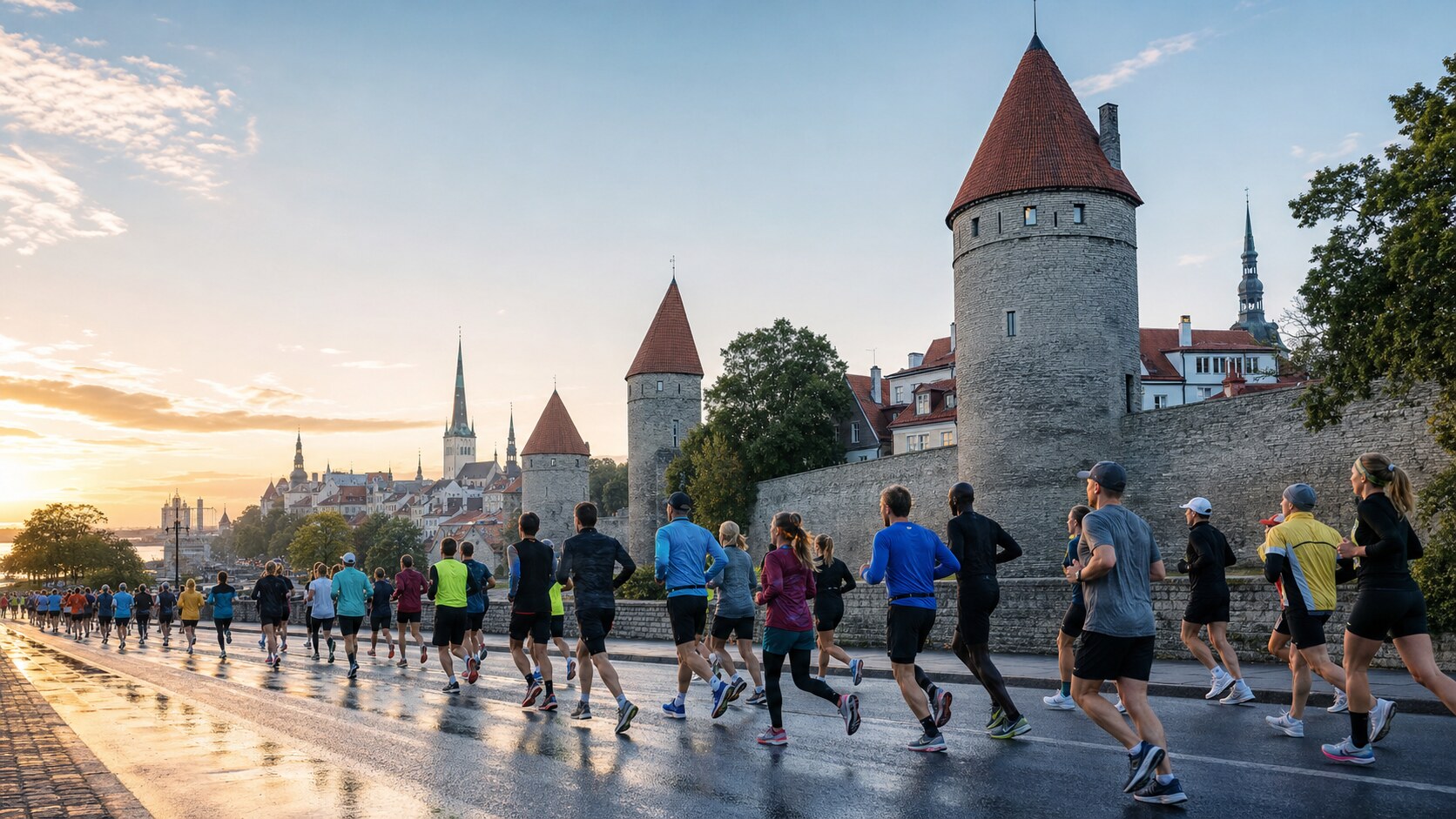 Swedbank Tallinn Marathon course